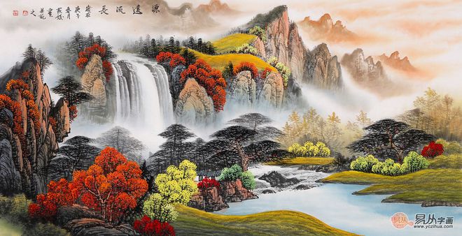 招财风水画来财聚财_招财的风水画_招财风水画微信头像图片