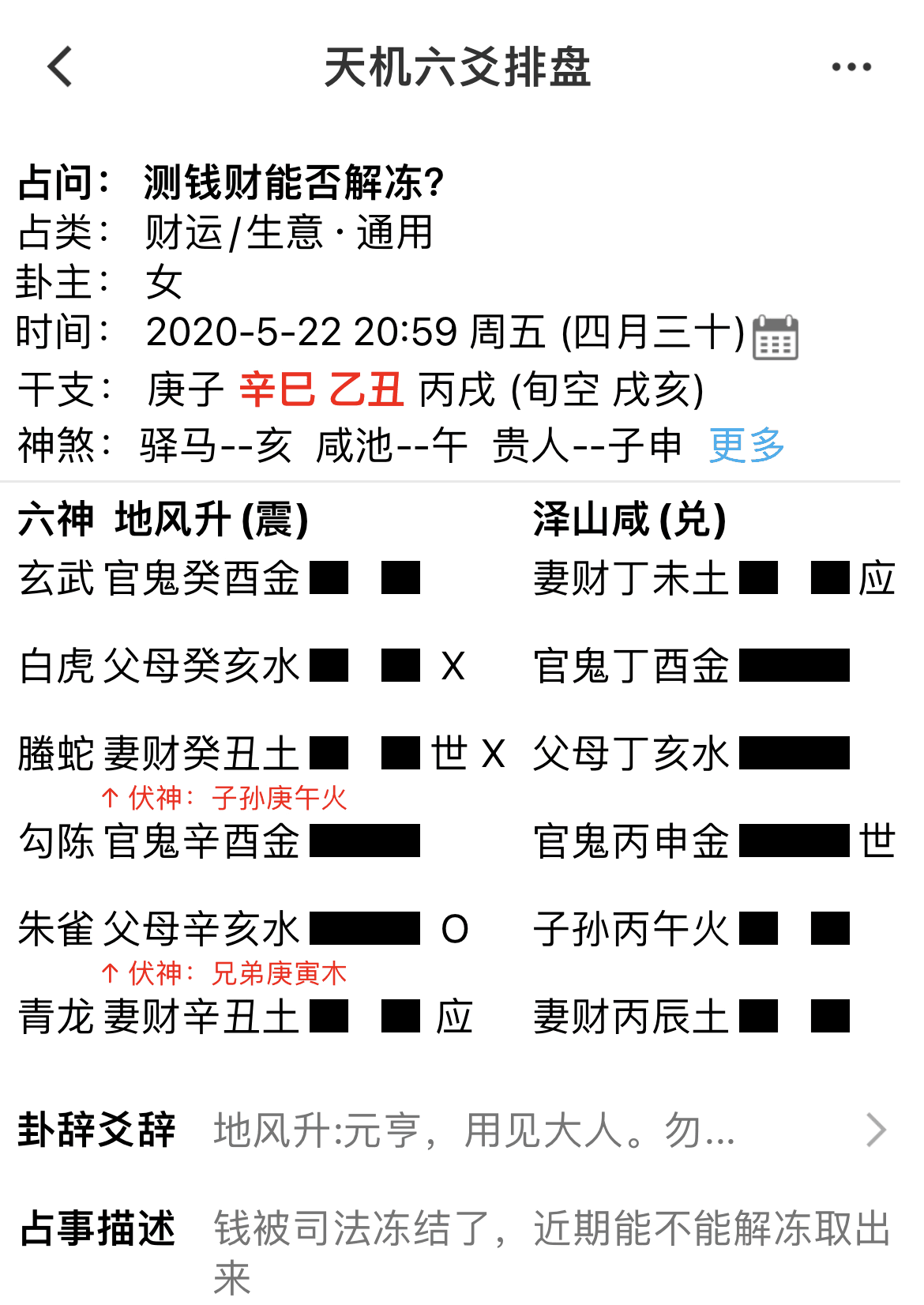 周易预测：六爻玄武代表什么象征意义？